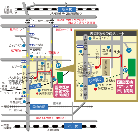 市川病院地図